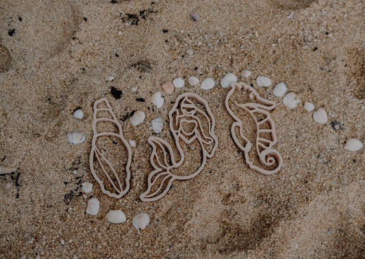 Mermaid Cutter Set - Eco Playdough Tools
