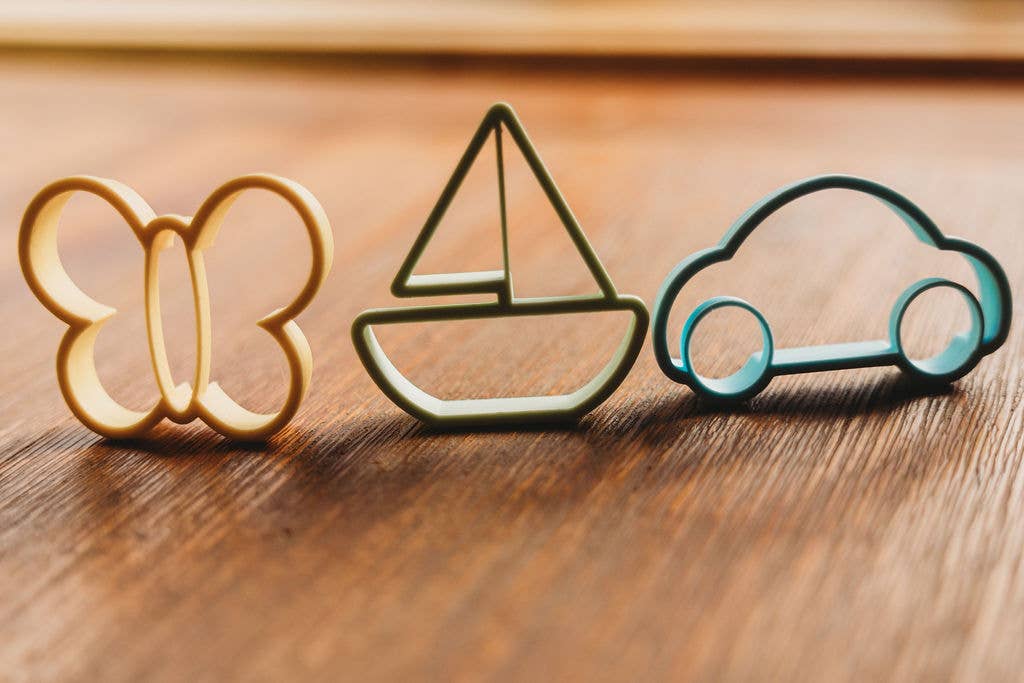 Assorted Colour Cutter Set - Eco Playdough Tools