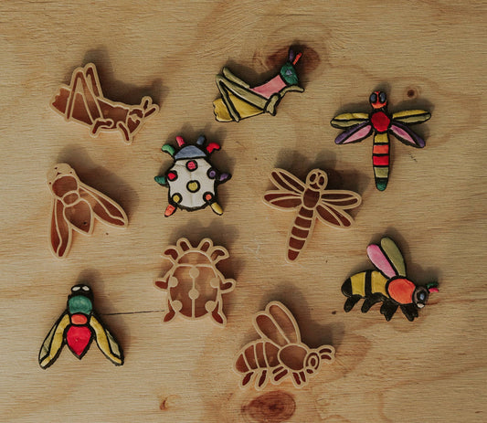 Insect Cutter Set - Eco Playdough Tools