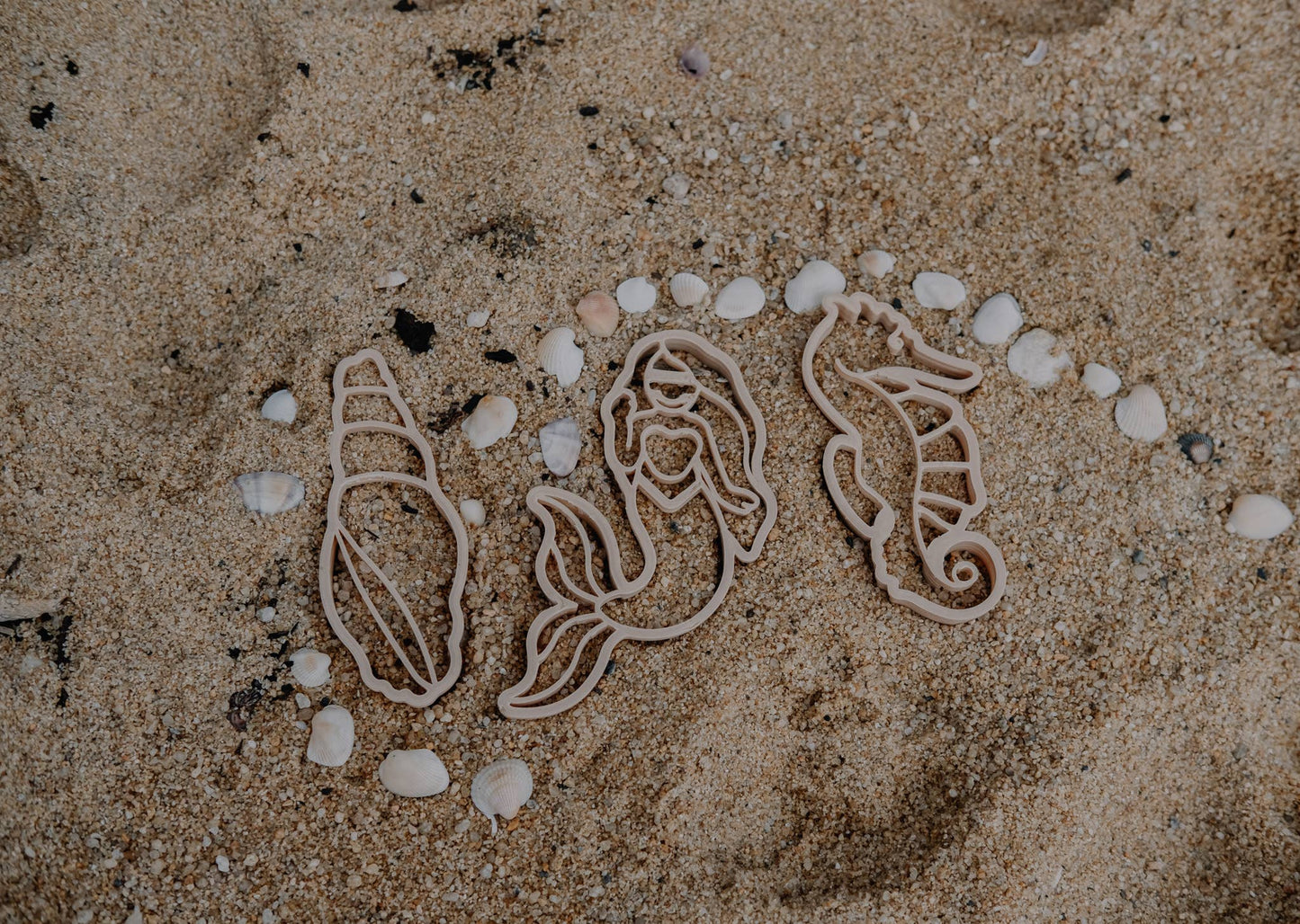 Mermaid Cutter Set - Eco Playdough Tools