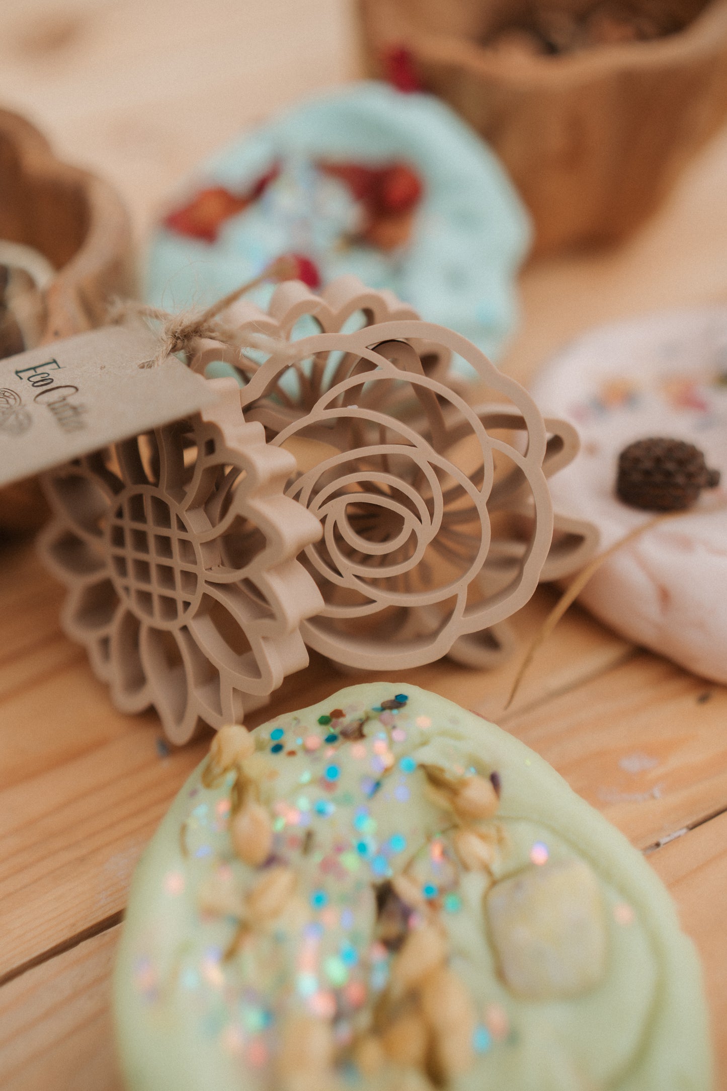 Mixed Flower Cutter Set - Eco Playdough Tools