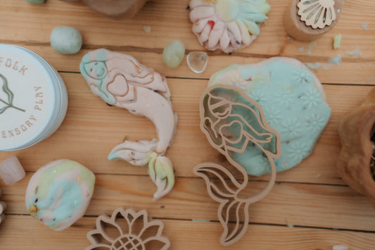 Mermaid Cutter Set - Eco Playdough Tools